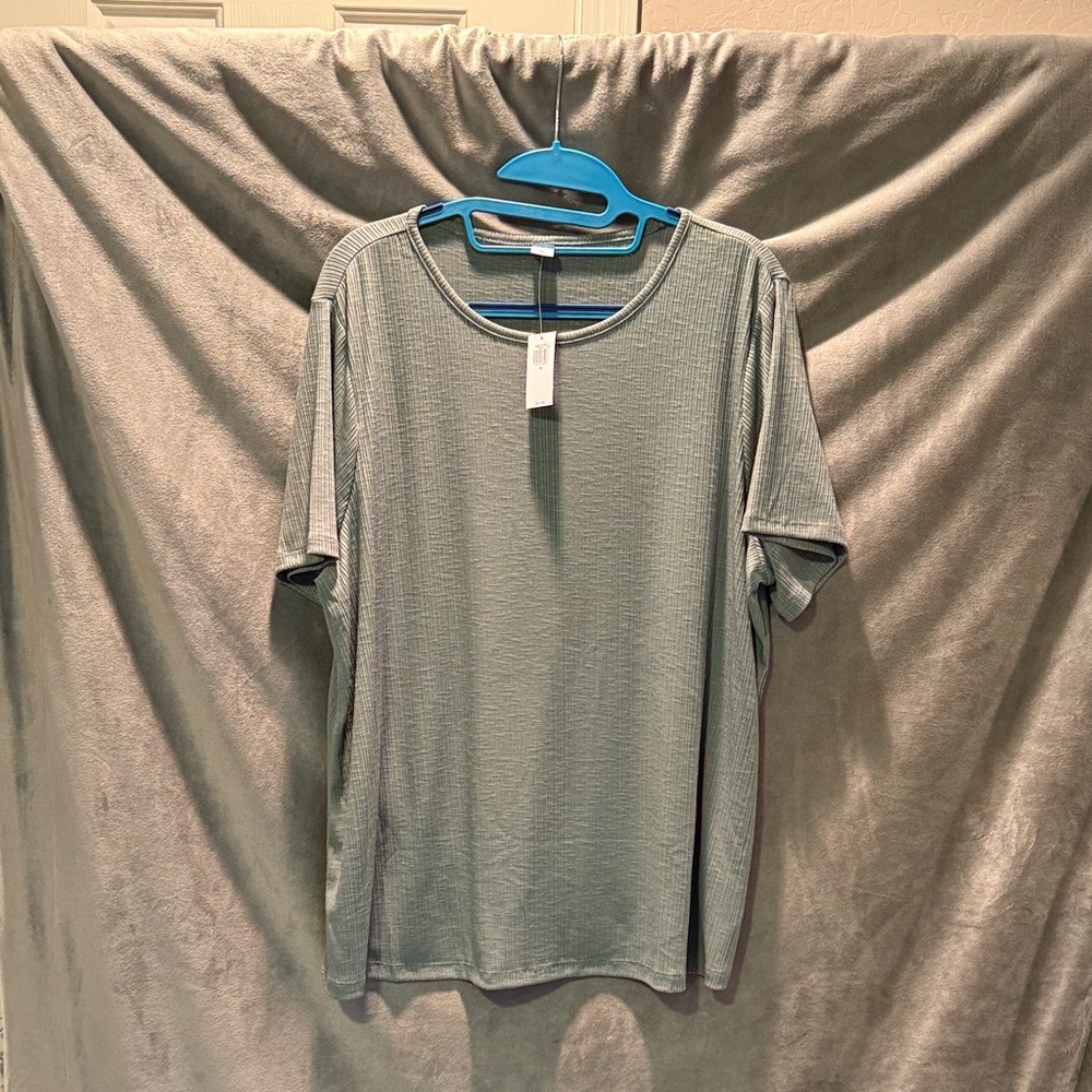 Old Navy Luxe Sage Green Knit Shirt